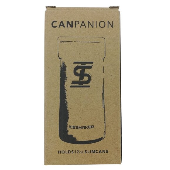 IceShaker Can Panion Hold 12oz Slim Can Summer Escape Pink Orange New in box - Picture 1 of 4
